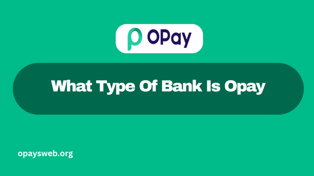 What Type Of Bank Is Opay